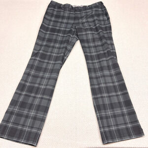 Nike Golf Pants Mens 38x34 Plaid Tour Performance Dri Fit Stretch Casual